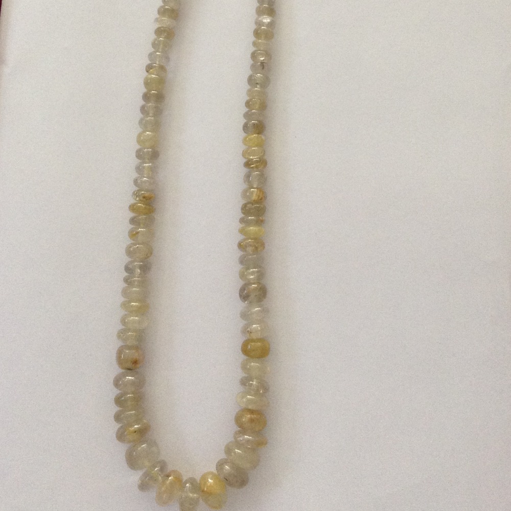 Natural Golden Rutile Round Beeds Mala JSS0021