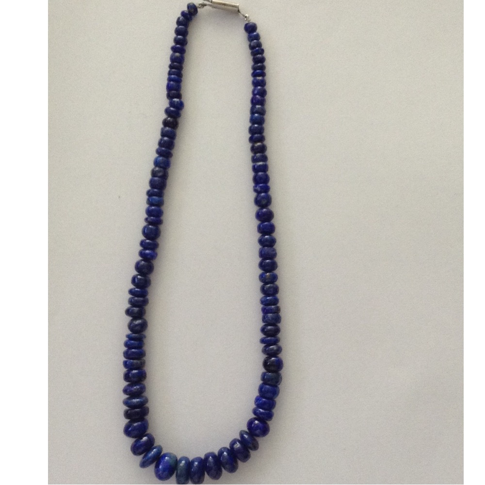 Natural lapis lazuli flat beeds mala JSS0003 - Image 2