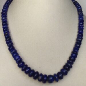 Natural lapis lazuli flat beeds mala JSS0003