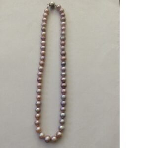 Freshwater Pink Round Pearls Strand JPM0069