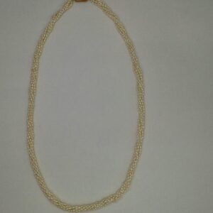 Fresh Water White Rice Pearls Neckace 6 Layers JPM0030