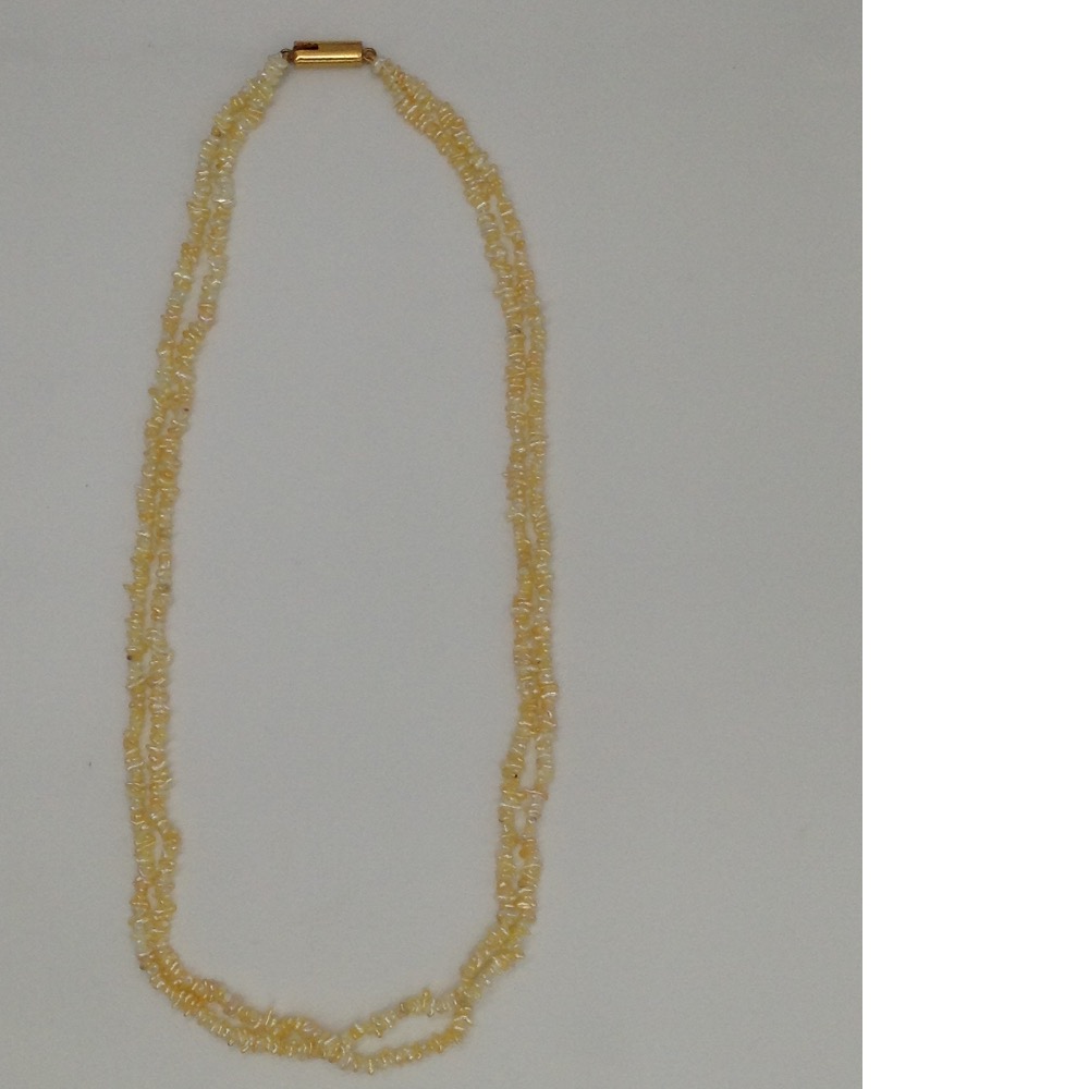 Sea Water Keshi Flower Cream Pearls Necklace JPM0025