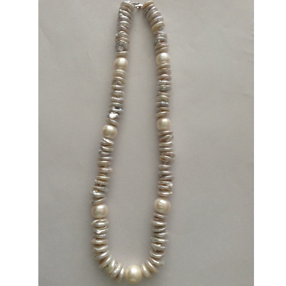 Fresh water natural baati baroque pearls necklace JPM0016 - Image 2