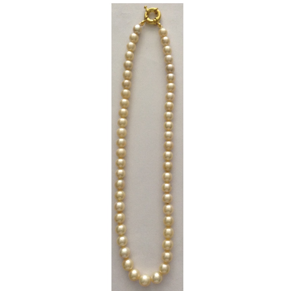 Cream Sea Water Cultured Pearls Strand JPM0009
