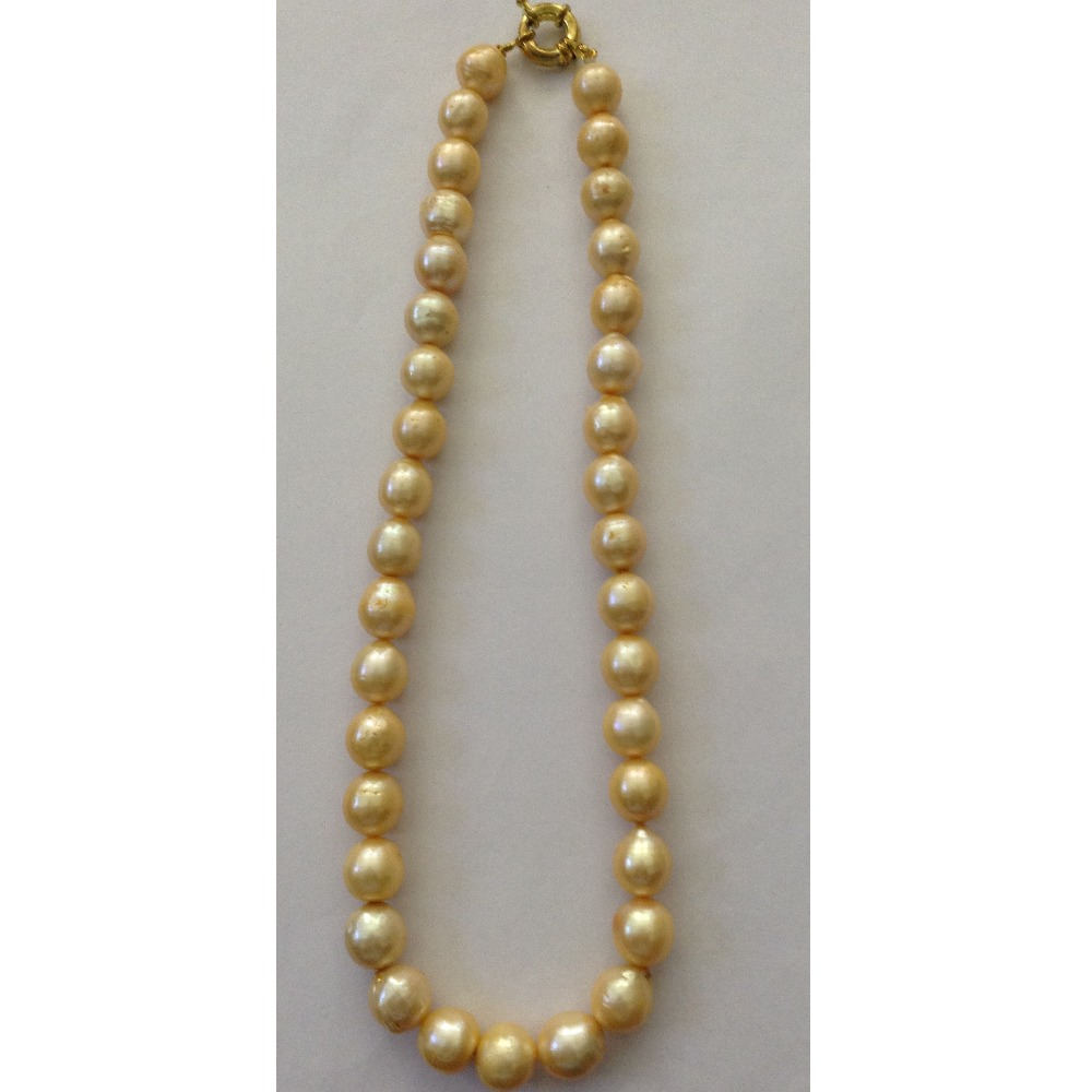 SouthSea Water Natural Golden Pearls Necklace JPM0003