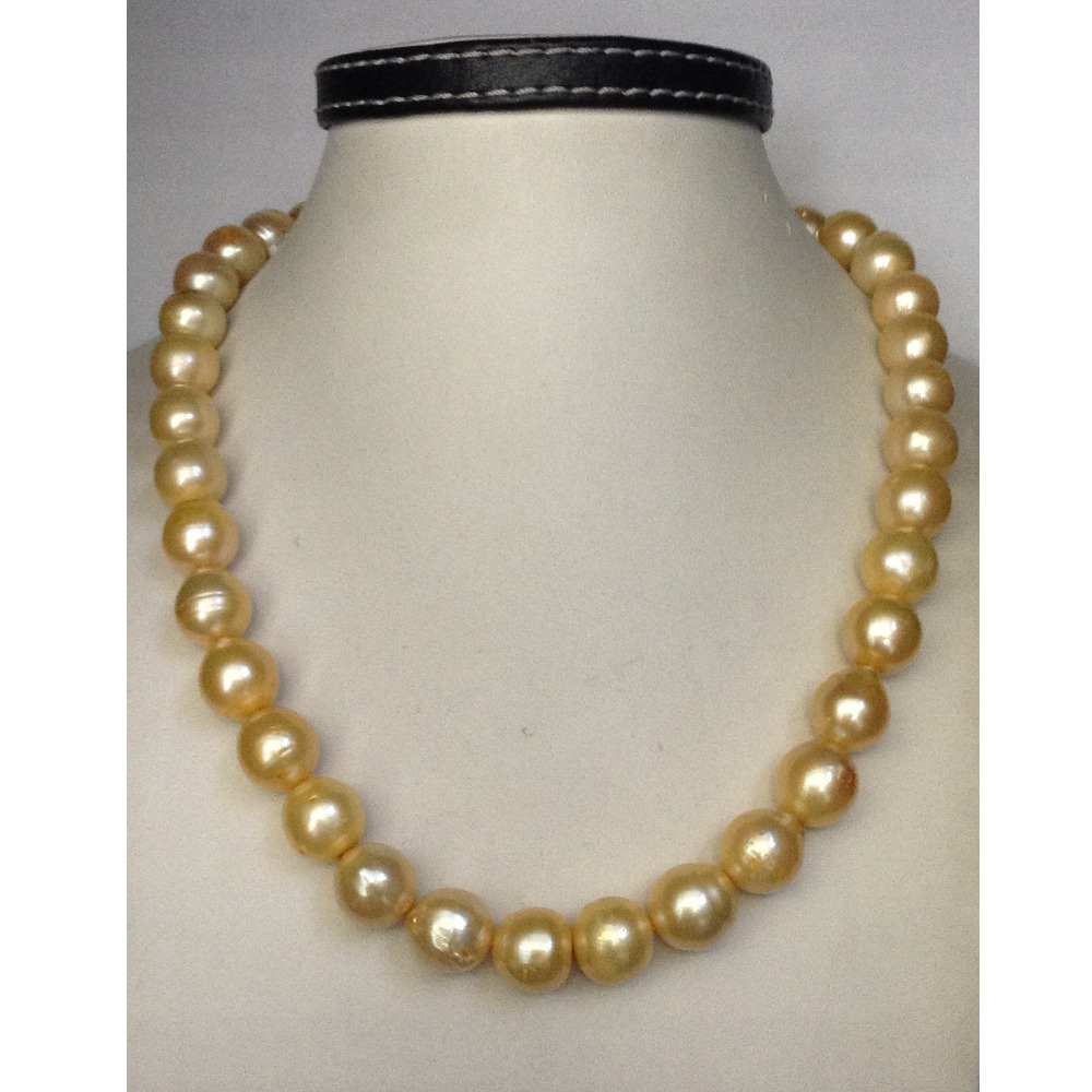 SouthSea Water Natural Golden Pearls Necklace JPM0003