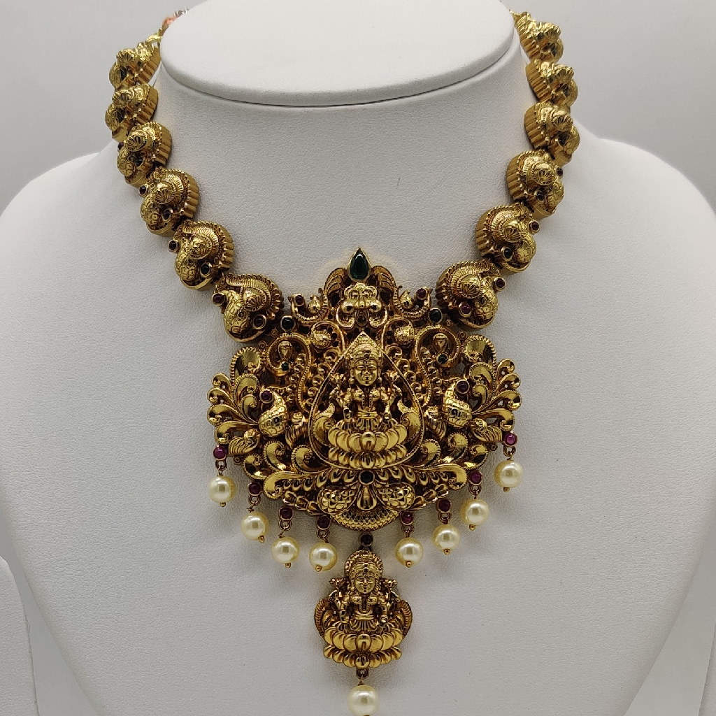Laxmi Antique Necklace Set JNC2006