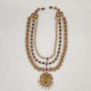 Cz Long Necklace Set JNC2005