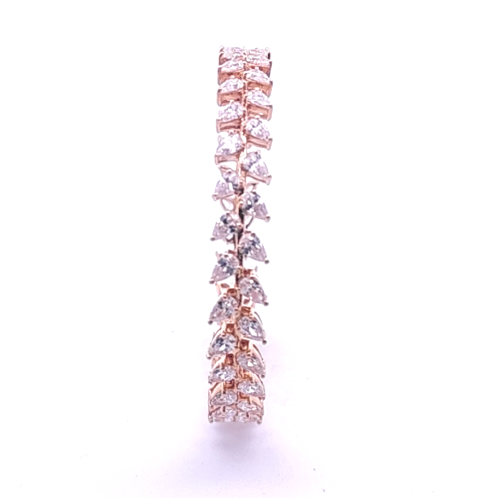 Aroha Creative Diamond Simulants Pear Bangle JSJ0286