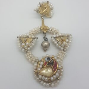 Silver Nakhra Ear Hangings JER0269