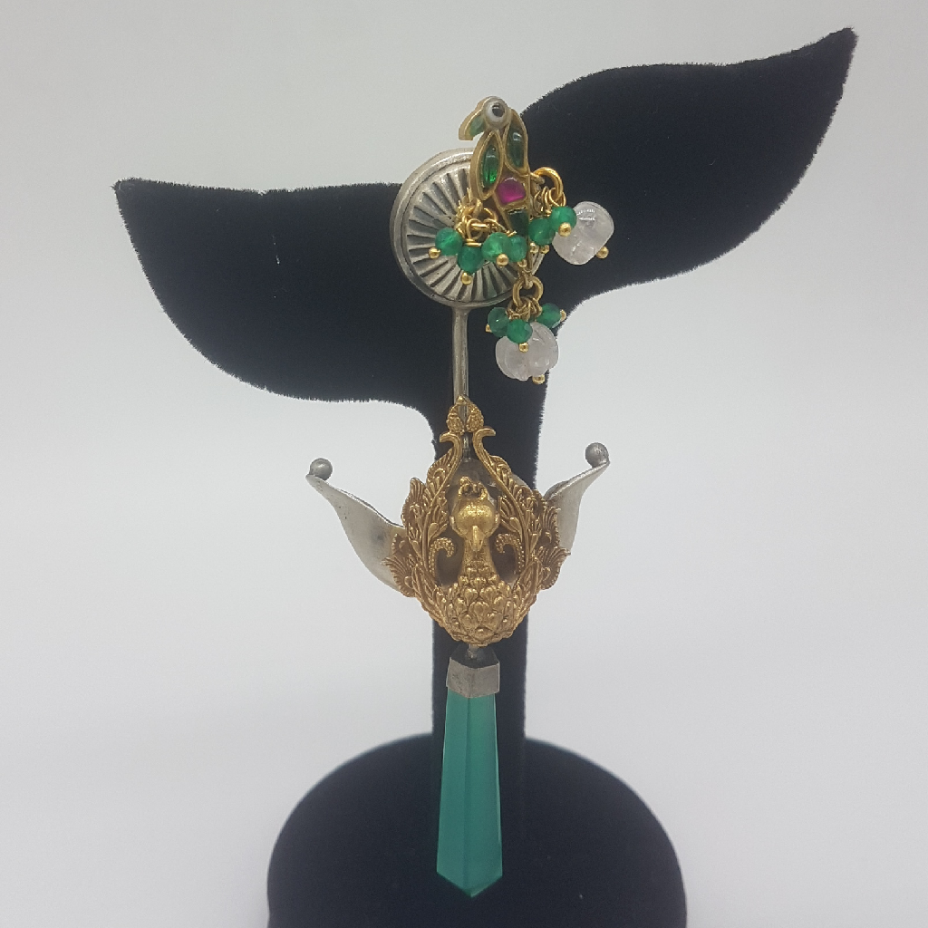 Silver Nakhra Ear Hangings JER0270