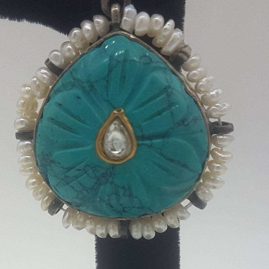 Silver Nakhra Ear Hangings JER0271
