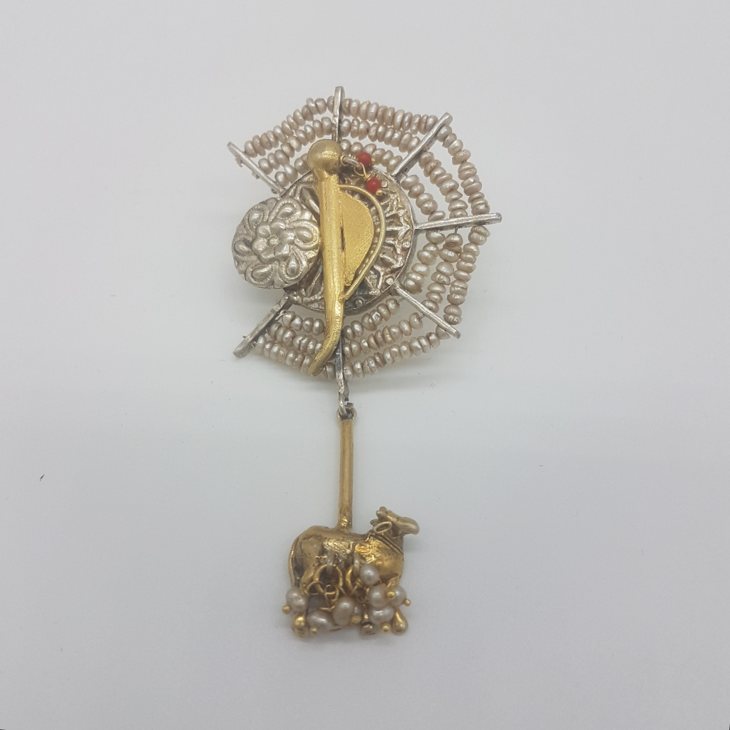 Silver Nakhra Ear Hangings JER0273