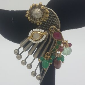 Silver Nakhra Ear Hangings JER0274