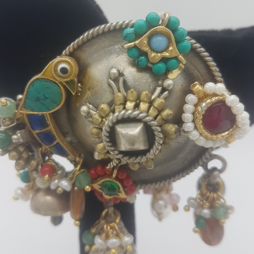 Silver Nakhra Ear Hangings JER0276