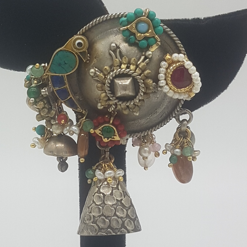 Silver Nakhra Ear Hangings JER0276