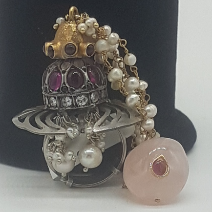 Silver Nakhra Finger Ring JFR0003