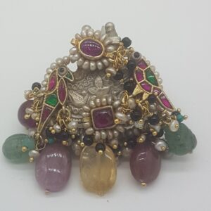 Silver Nakhra Finger Ring JFR0002