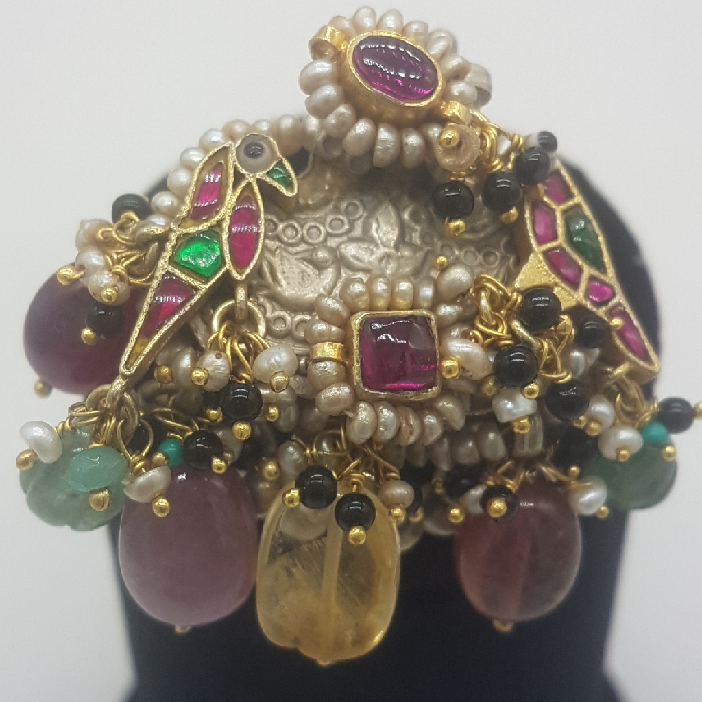 Silver Nakhra Finger Ring JFR0002