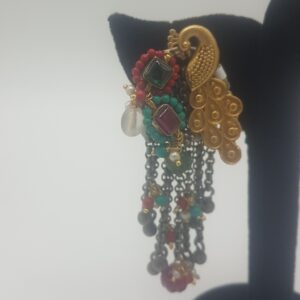 Silver Nakhra Ear Hangings JER0277