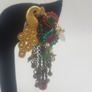 Silver Nakhra Ear Hangings JER0277