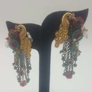Silver Nakhra Ear Hangings JER0277
