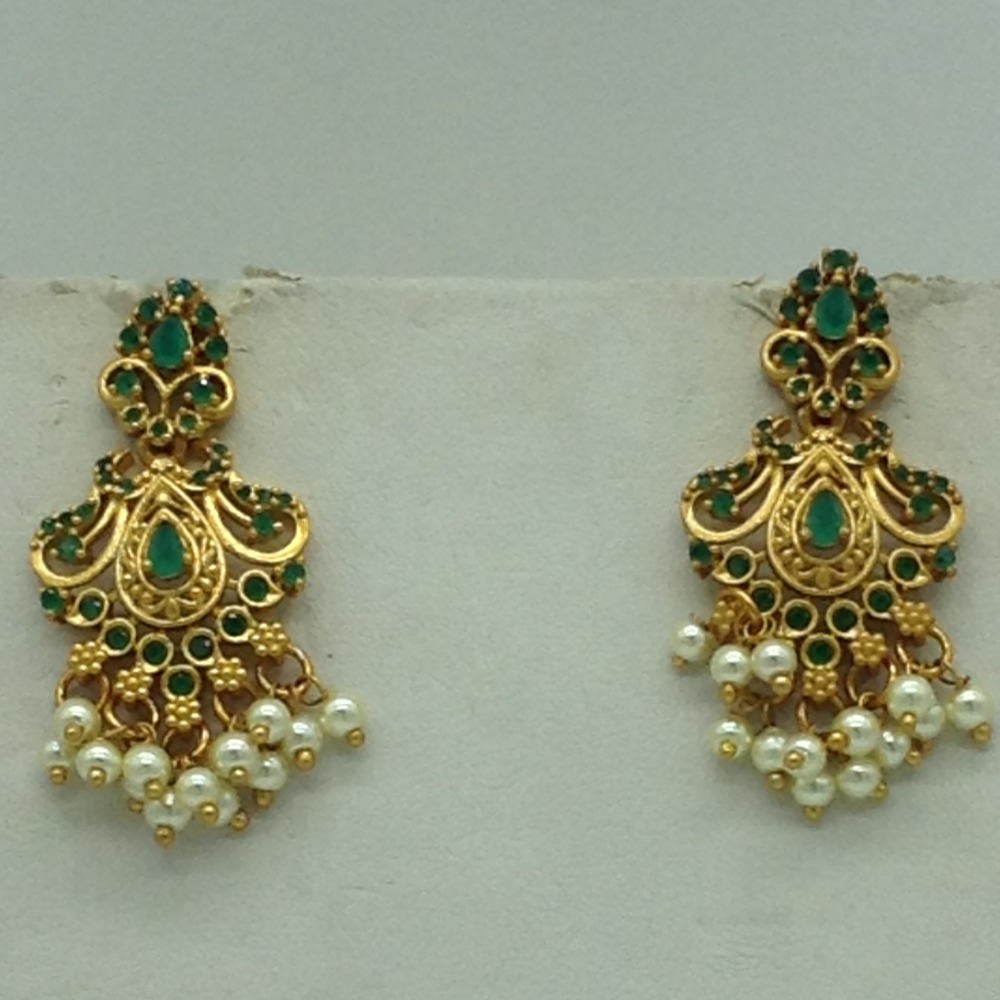 Green CZ Necklace Set JNC0216