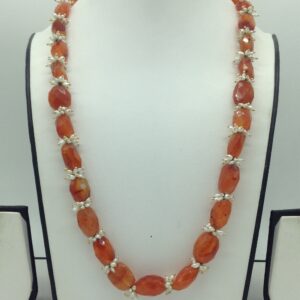 Natural Orange Chrysocola Beeds 1 Layers Mala JSS0207