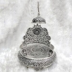 92.5% pure Antique Silver Singhasan