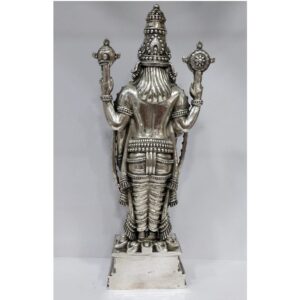 Blissful garur tirupati balaji idol in pure silver