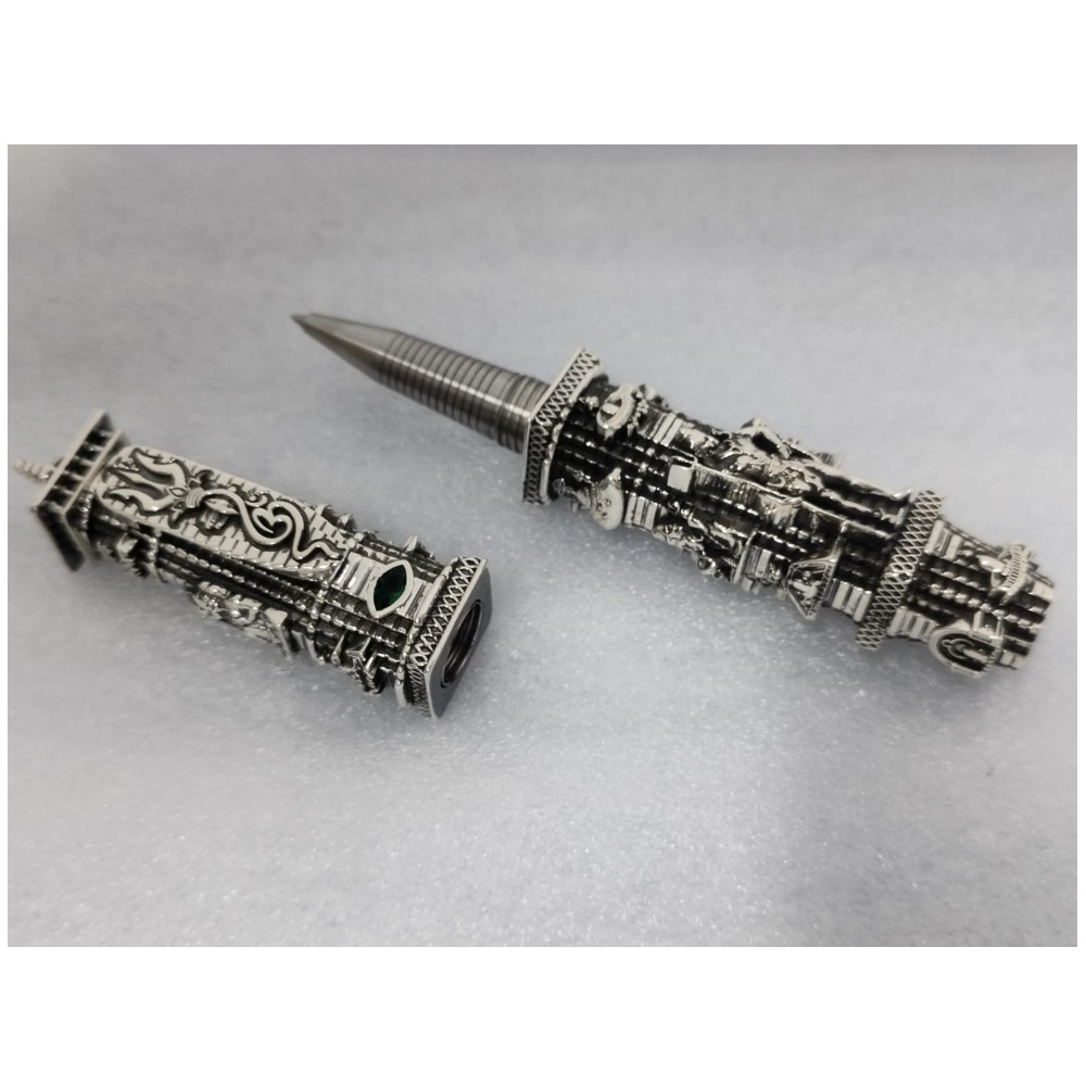 Pure silver premium lord shiva 3d pen on kedarnath theme
