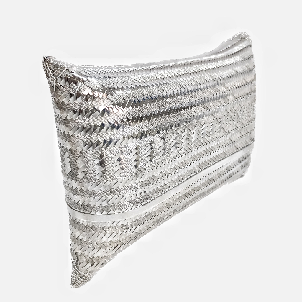 Designer Pure Silver Hand Bag For Women
