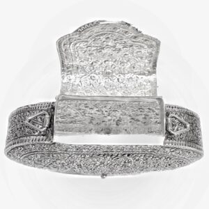 Designer Pure Silver Vintage Style Purse