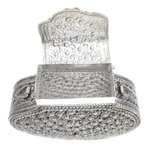 Pure Silver Ladies Purse With Easy To Carry Handle