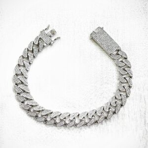92.5% Pure Silver Cuban Bracelet