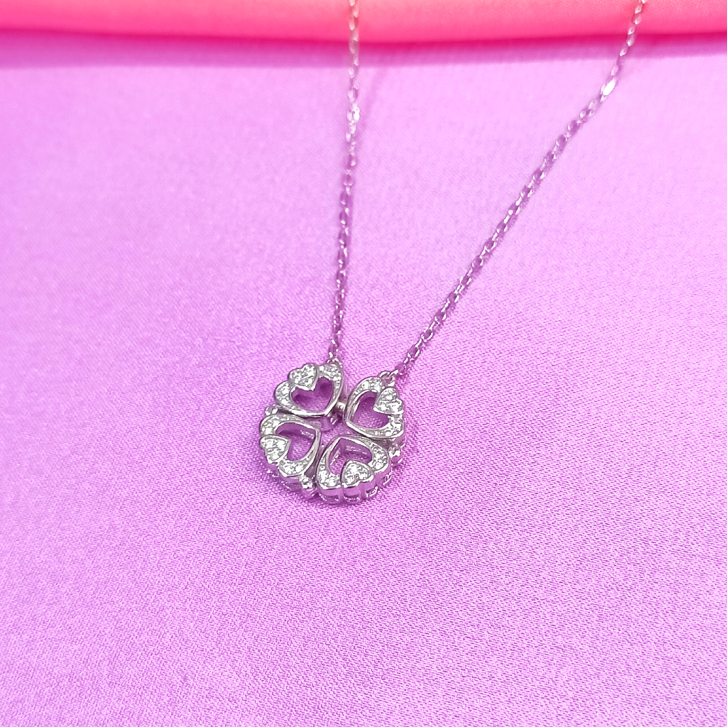 Trendy 92.5% Pure Sterling Silver Openable Necklace