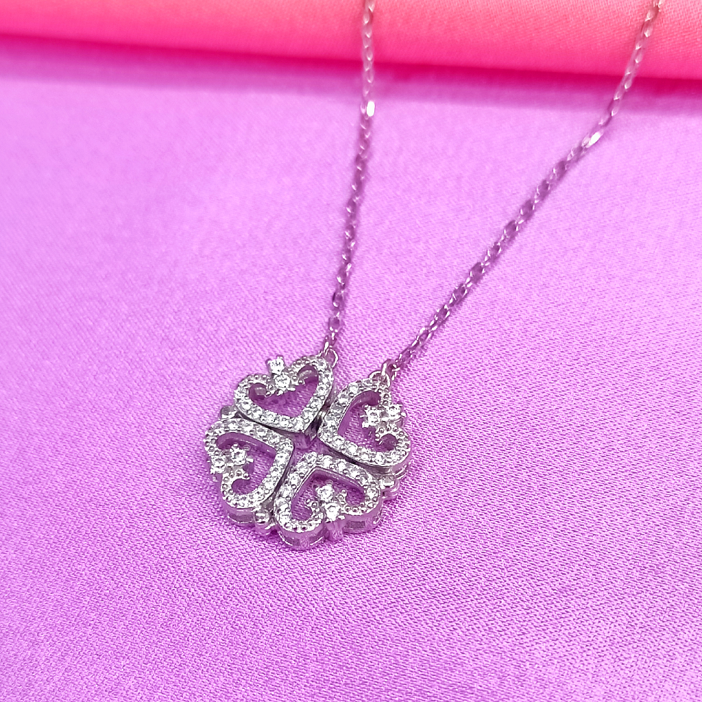 Trendy 92.5% Pure Silver Magnetic Chain Pendant