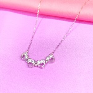 92.5% Pure Sterling Silver Folding Necklace