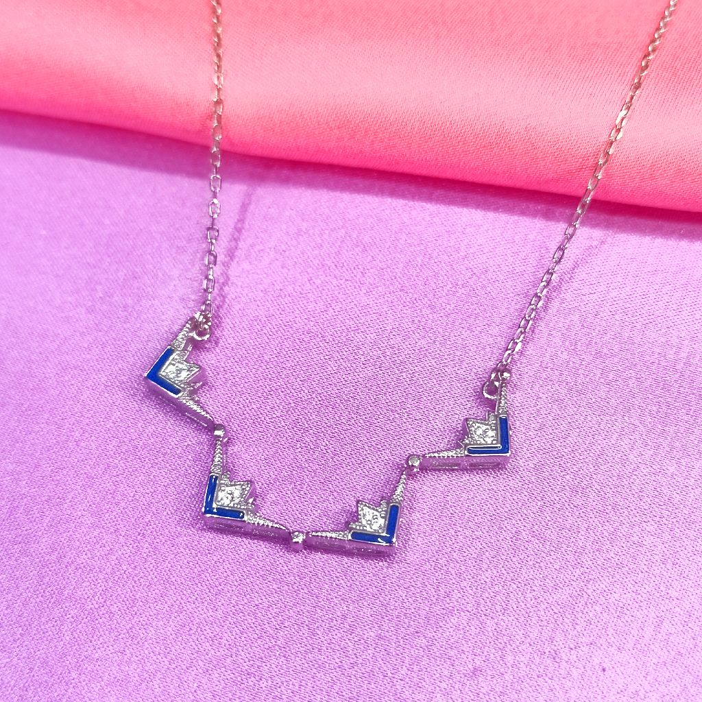 Trendy 92.5% Pure Silver Light Weight Magnet Chain Pendant
