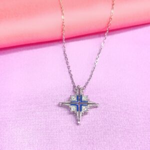 Trendy 92.5% Pure Silver Light Weight Magnet Chain Pendant