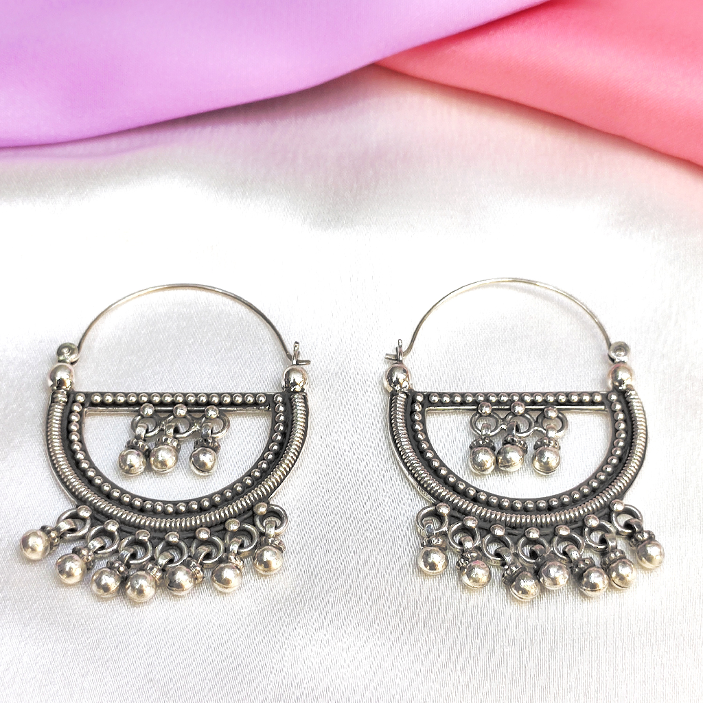 92.5% Pure Silver Antique Earrings