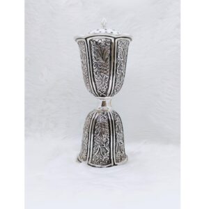 Hallmarked silver peekdaan in antique nakashi by puran