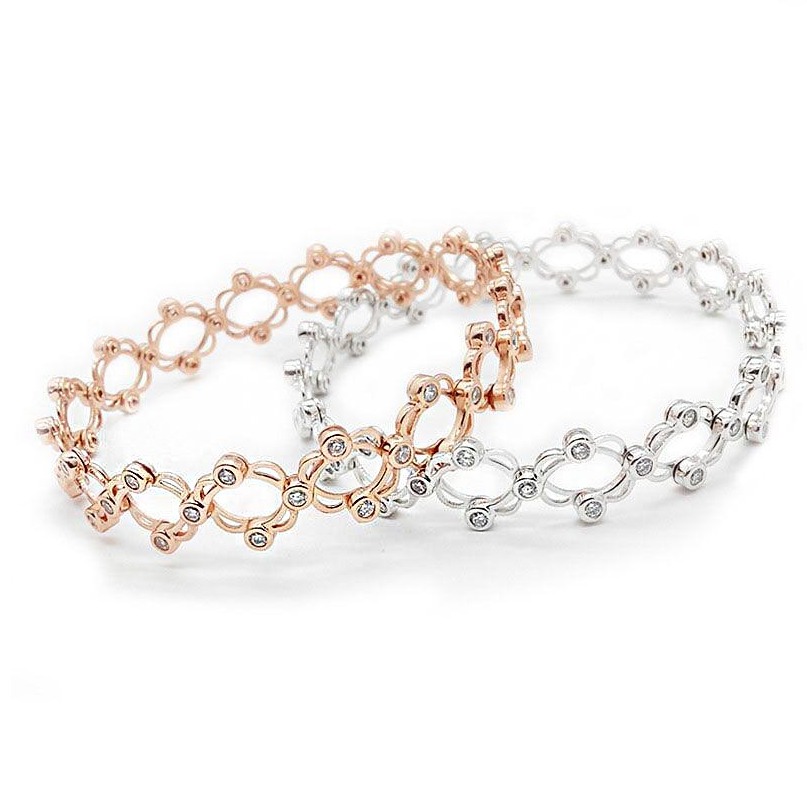 Puran magical sterling silver adjustable ring bangle for ladies