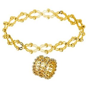 Puran magical sterling silver adjustable ring bangle for ladies