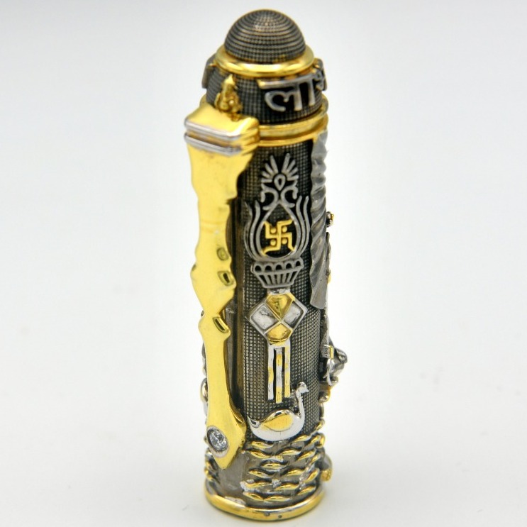 Pure silver Goddess Lakshmi pen-limited edition pO-315-02 - Image 4