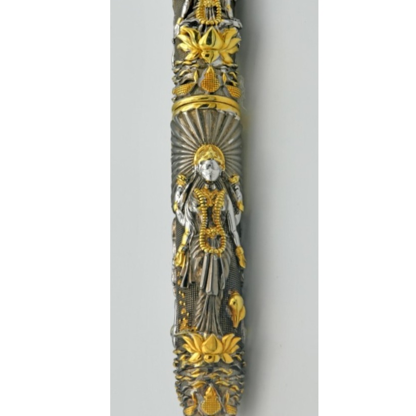 Pure silver Goddess Lakshmi pen-limited edition pO-315-02 - Image 2