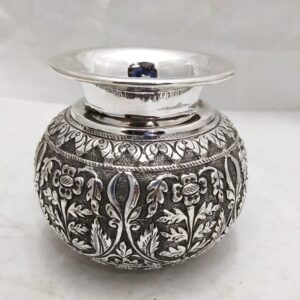 925 pure silver lota kalash in fine nakashii work po-165-03