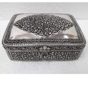 92.5 pure silver dry fruit box (pandan) in fine nakashii po-147-01