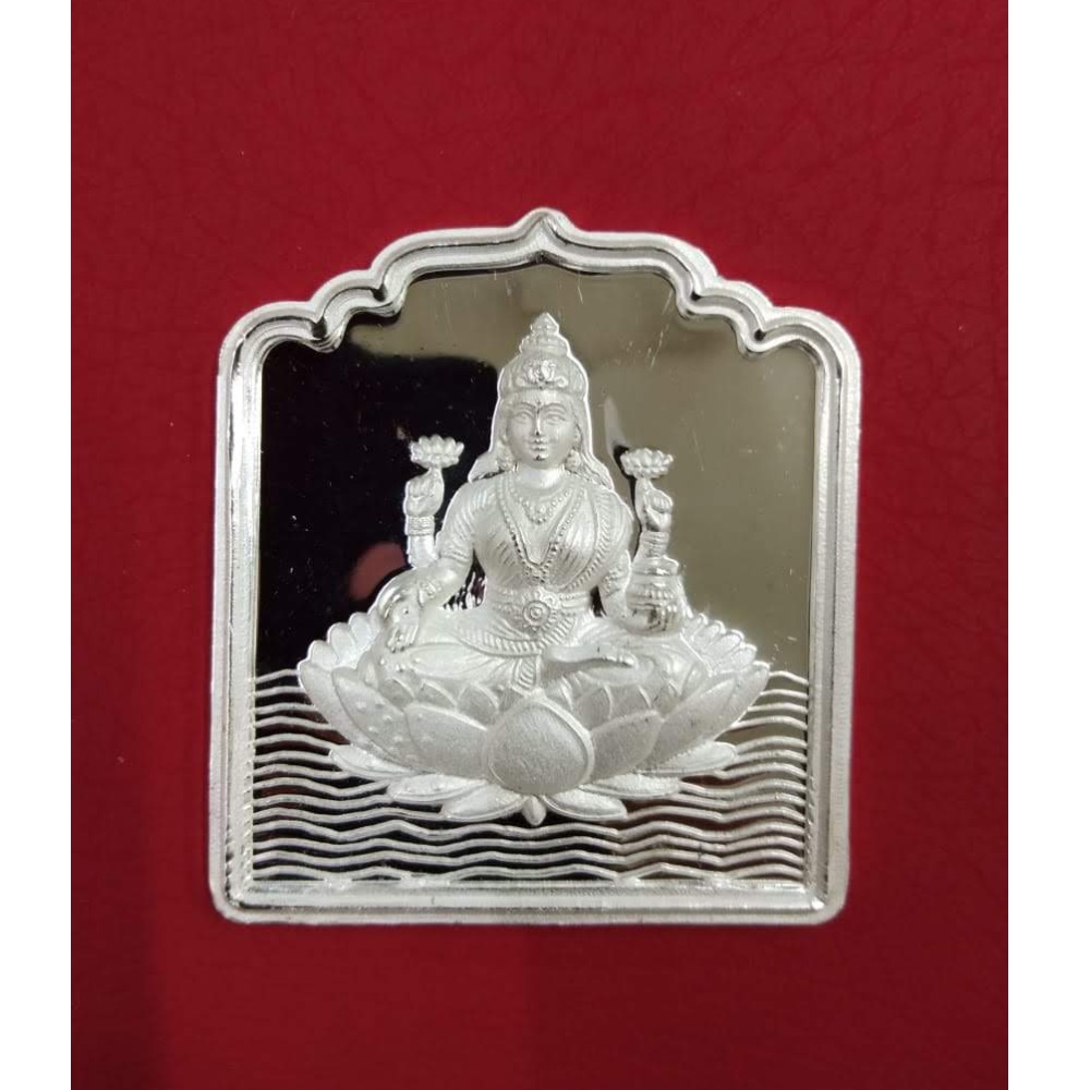 999 Pure Silver Lakshmi Coin in High rise in temple Shape PO-103-01