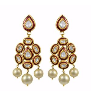 Gold Mughal Earring